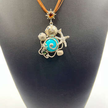 Pendente Marino Etrusco Argento