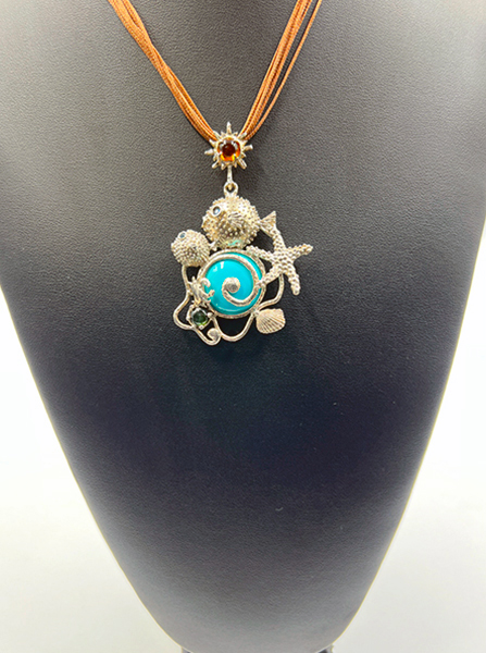 Pendente Marino Etrusco Argento