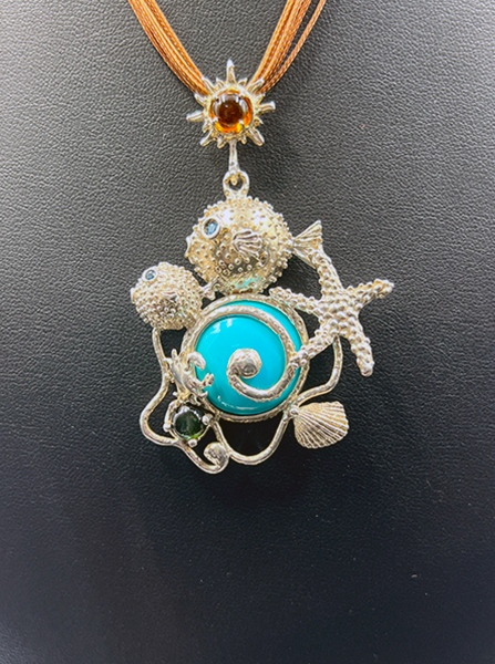 Pendente Marino Etrusco Argento - immagine 2