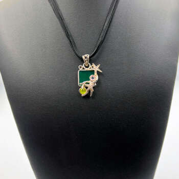 Pendente Marino Etrusco Argento