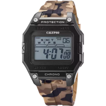 OROLOGIO CALYPSO DIGITALE CINTURINO GOMMA, UOMO