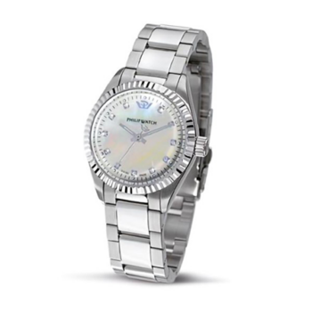 Philip Watch Orologio Donna al Quarzo Diamonds Madreperla