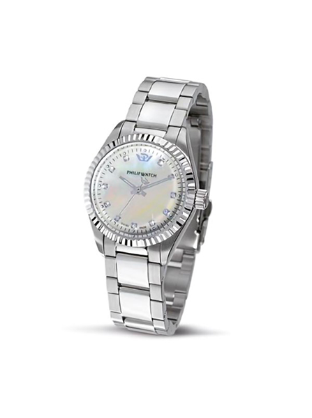 Philip Watch Orologio Donna al Quarzo Diamonds Madreperla