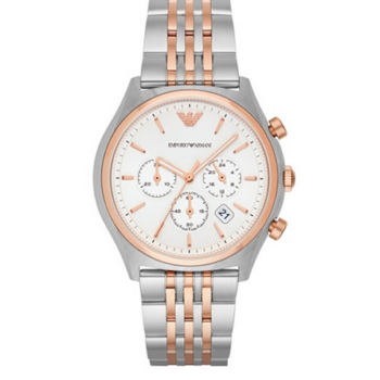 Orologio Uomo Quadrante Analogico Cassa e Cinturino in Acciaio Inox colore Argento