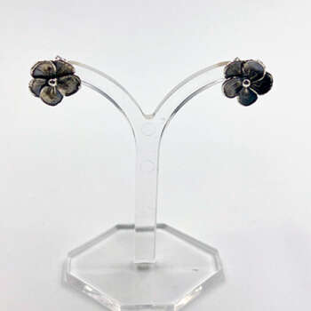 Orecchini Fiore Argento