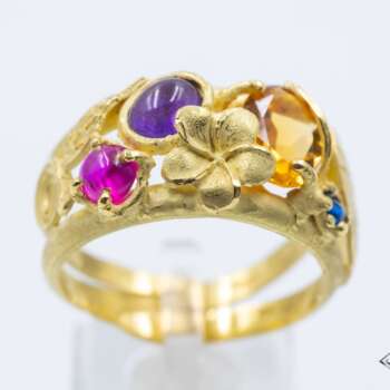 Anello Etrusco Floreale