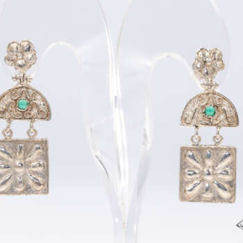 Orecchini Etruschi Argento Fantasy