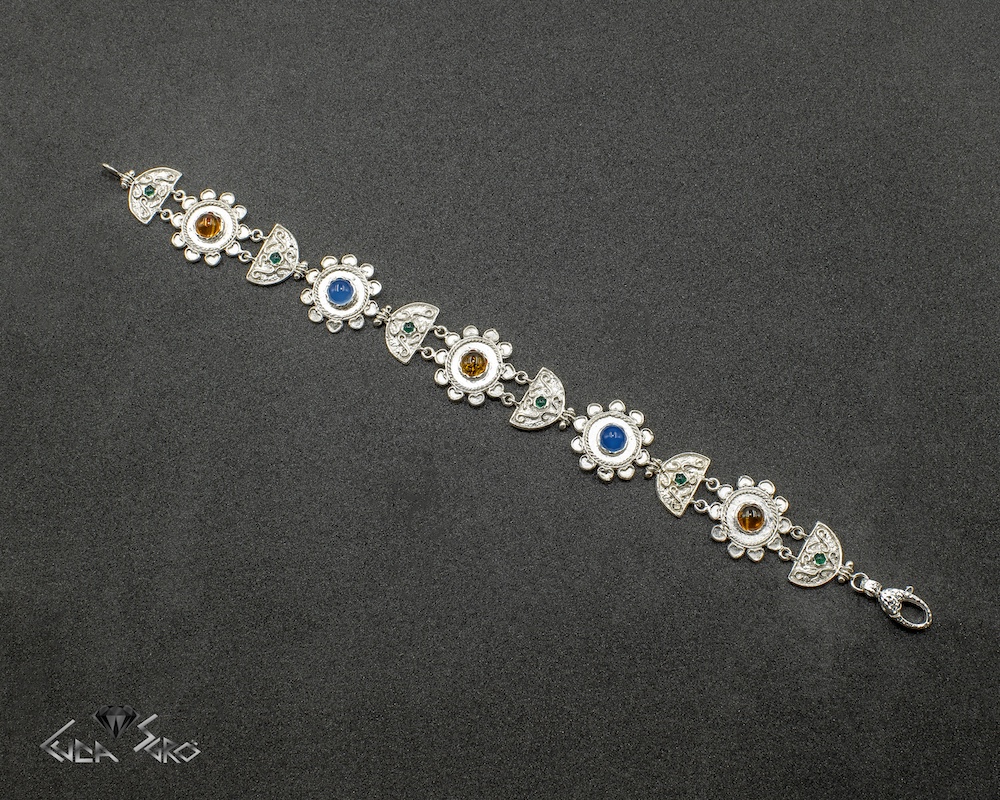 Bracciale Etrusco Sole e Luna G-7L