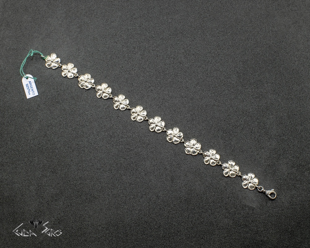 Bracciale Etrusco Fiori G10-L