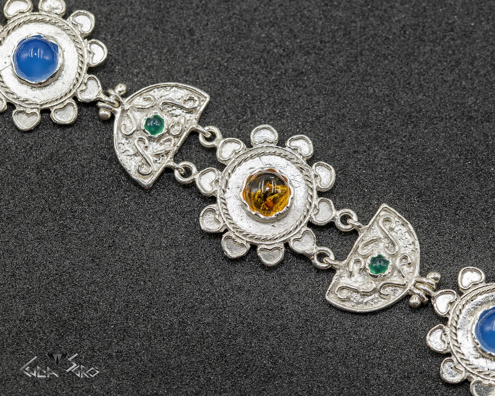 Bracciale Etrusco Sole e Luna G-7L - immagine 2