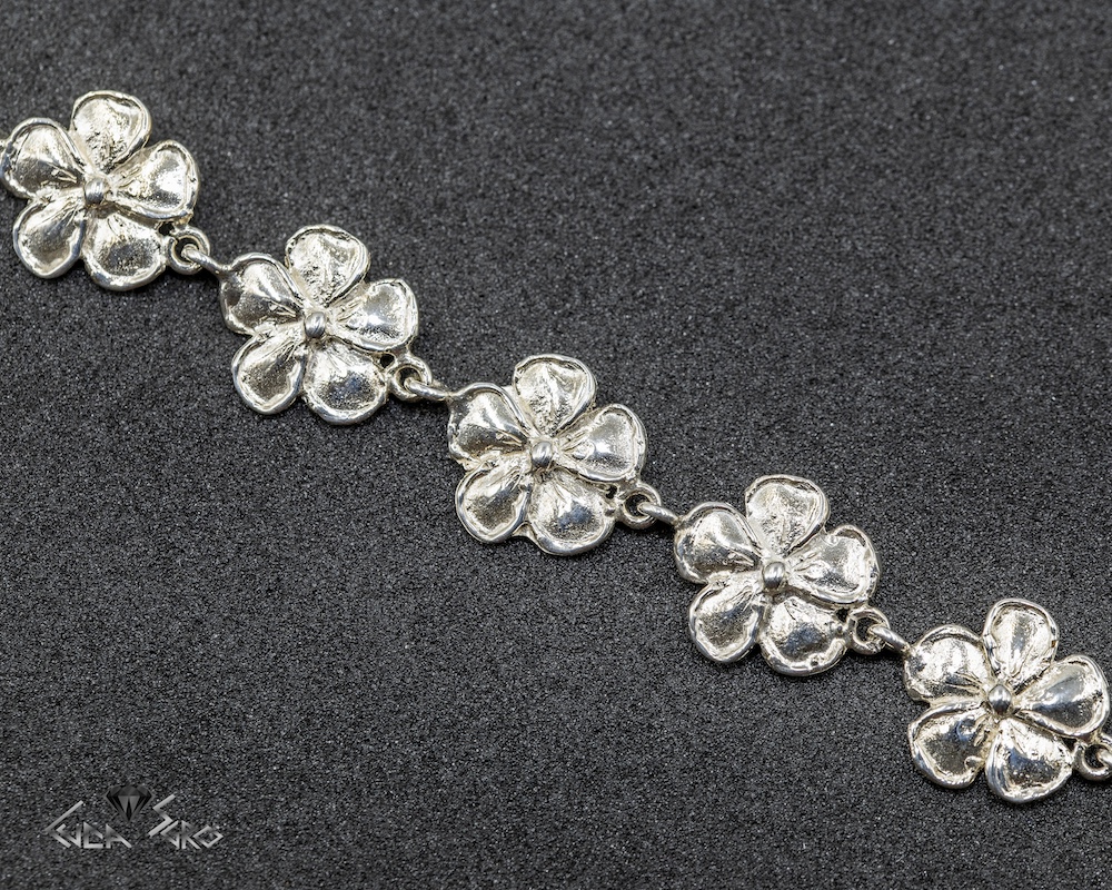 Bracciale Etrusco Fiori G10-L - immagine 2