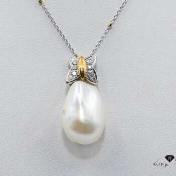 Pendente artigianale perla Barocca 32204-L