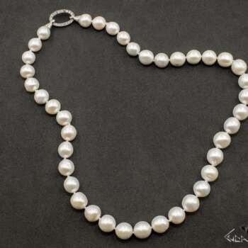 Collana in perle d'acqua dolce degradè 32008